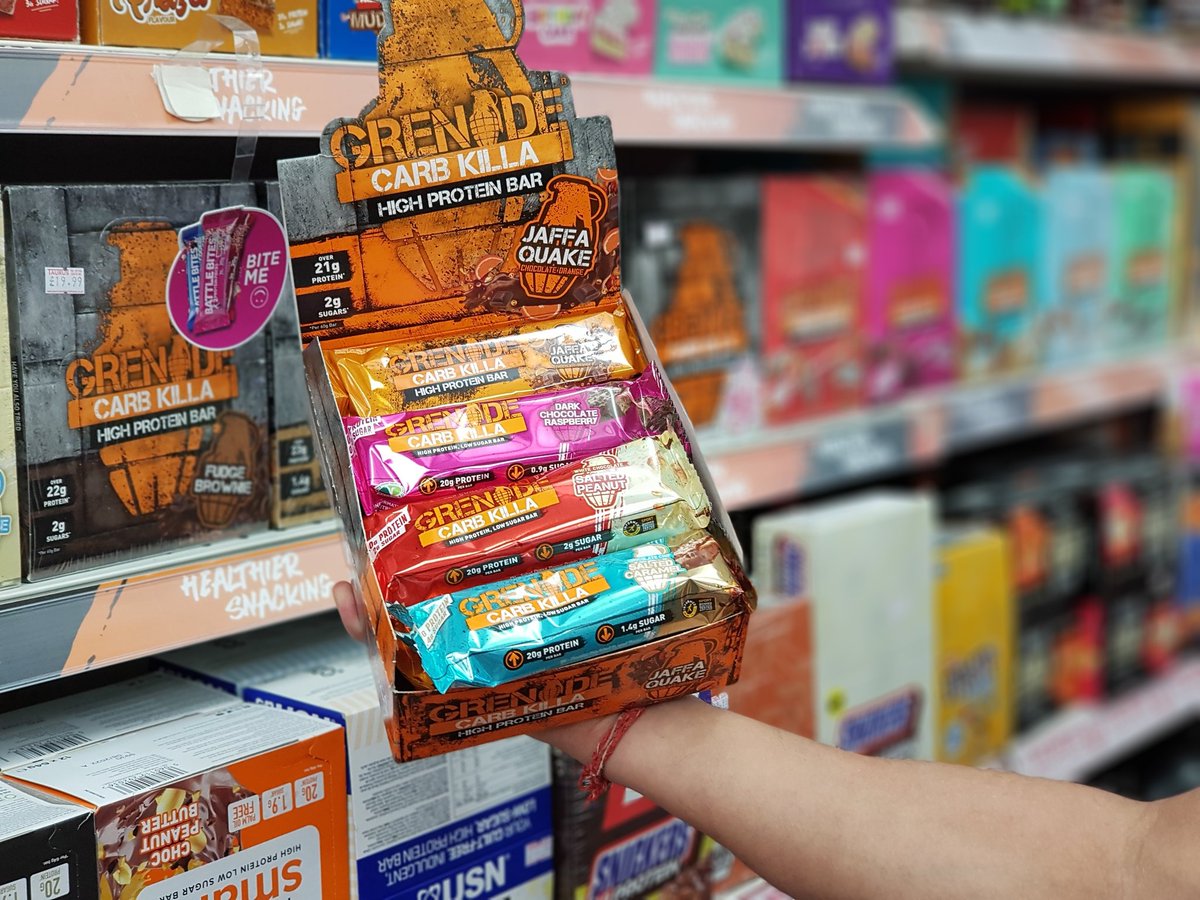 Mix &amp; match any 12 flavours of the <a href="/grenadeofficial/">Grenade</a> Carb Killa! 😋

Simply choose your 12 bars instore and online for only £19.99 which works out at an impressive £1.66 each! 💪

Offer available instore and online now! 😊

taurushealthandfitness.co.uk/store/search/b…