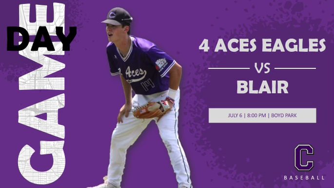 OPSCHSBSB's tweet photo. #CentralBaseball2021: @OPSCHSBSB vs Blair tonight, July 6, 2021 at 8pm at beautiful Boyd Park! Bring a friend! See you tonight to watch the 26-10 Central Eagle 4 Aces try to win 27! #BigPurpleMachine #TillTheLastOut
Game Changer: https://t.co/JYZYZ6Q6KA https://t.co/TWyUyPBdcT