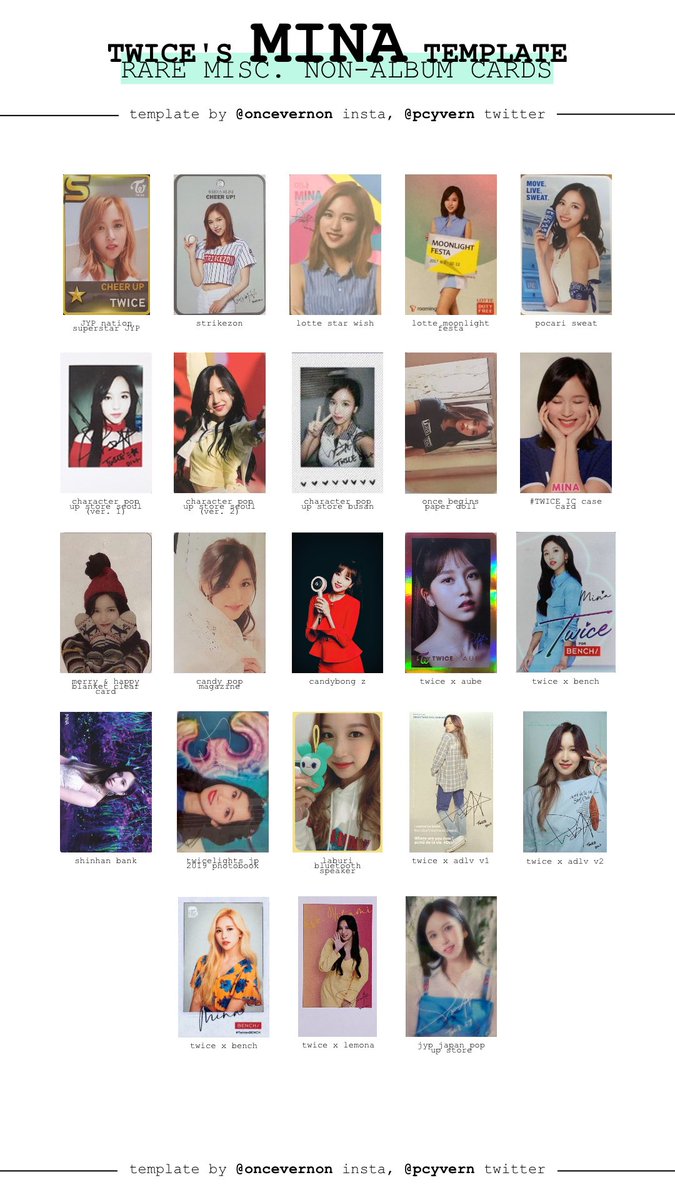 Bella I Did An Update On The Rare Expensive Misc Non Album Cards Templates Adding Adlv Bench Lemona And Some Clear Cards All Members Are On T Co Qokqvt5wrs In The Rare Expensive Misc
