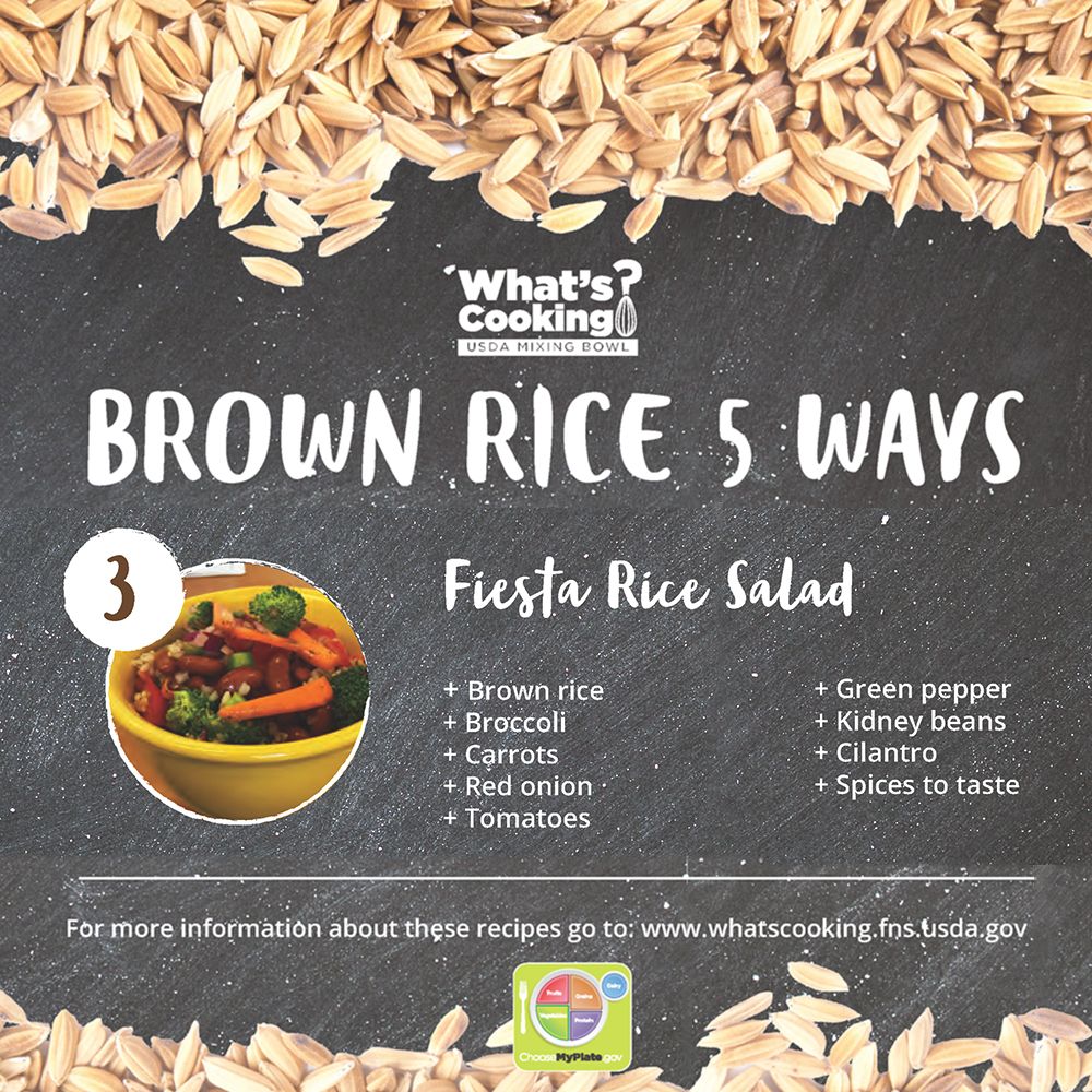 CulinaryAWinc's tweet photo. BROWN RICE 5 WAYS. Recipe - 3
.
.
#CulinaryArtworksInc #Culinary #Nutrients #Nutrition #HealthyRecipes #Food #Foodporn #Foodie #FoodBlogger #FoodPics #Vegan #KetoDiet #GreenFood #Yummy #Delicious #FoodArt #BrownRice #FiestaRiceSalad https://t.co/jjaFA1Xv4t