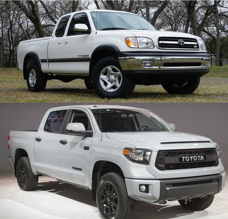 VAISTech's tweet image. Check out the transformation of the #Toyota #Tundra - from its early days to today! #TransformationTuesday