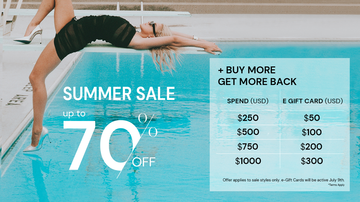 Summer Sale extended for 2 days only! Up to 70% off a wide selection of leggings, sports bras, tops, shorts, bodysuits, jackets and loungewear. Plus, the more you spend, the more you get back on a MICHI e-Gift Card. Shop Now: bit.ly/3jtNQ2G