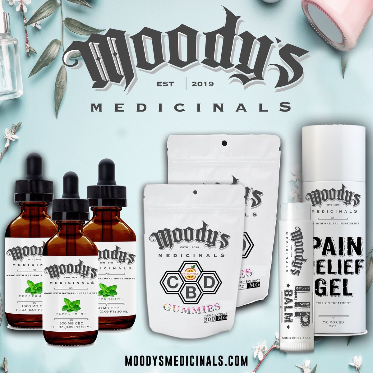 MoodysMedicinal's tweet photo. Brand New Moody's Medicinals Items available now!
We appreciate you! 🙌

Thanks to everyone for being part of the Moody's family. We could not be more excited to present our newest all-natural, US-made, CBD products!
https://t.co/3FiDdLb0wf https://t.co/LpJ6jgy5ba