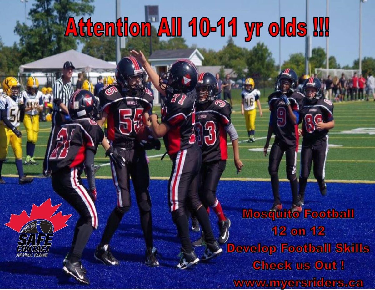 Not just a team, we are family. Register today. myersriders.ca #ncafa #supportthesport #family