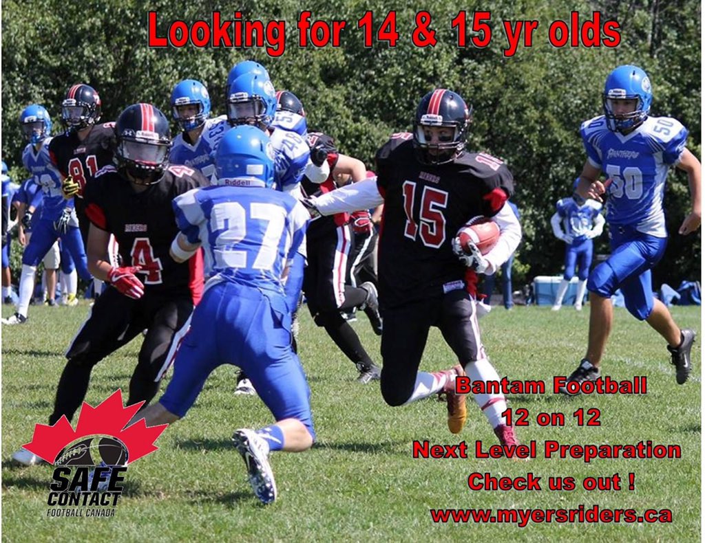 Not just a team, we are family. Register today. myersriders.ca #ncafa #supportthesport #family