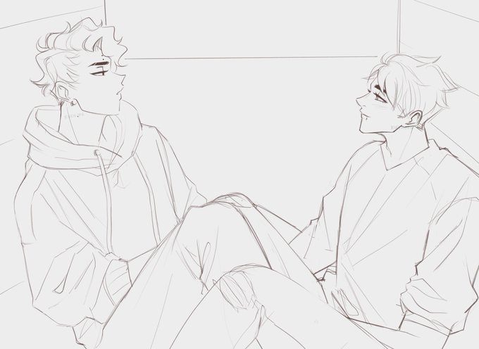 a lil hand holding never hurt anyone // late night h2hs at osamus college apartment with omigiri 