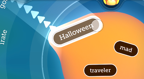 OtherWordly's tweet image. Question... What’s a possible name for this white arc?  "Halloween" launches from the sun after the player pulls past the white horizon. Does it feel like a force field? an event horizon? etc? #brainstorming welcome. #gamedev #indiedev #indiegame #questiontime #space