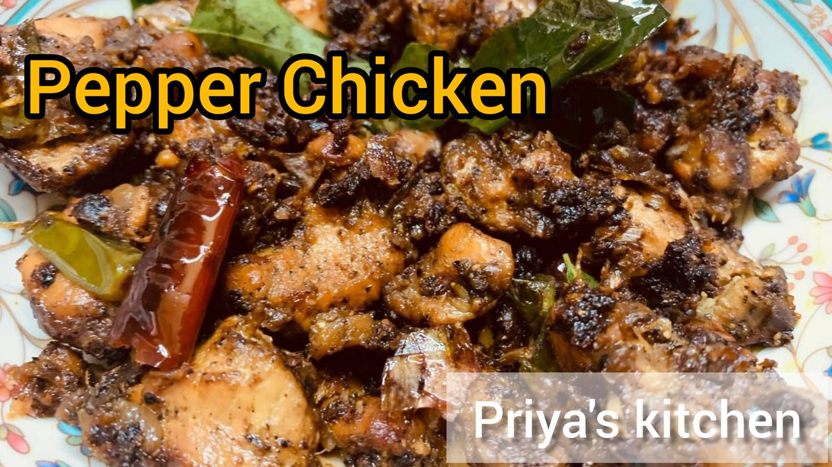 SIMPLE PEPPER CHICKEN RECIPE | CHICKEN MILAGU VARUVAL | DRY PEPPER CHICKEN RECIPE

youtu.be/vybPQejsTY4

#pepperchicken #pepperchickendry #chickenmilaguvaruval #chickenpepperfry #chickenpepperroast #pepperroast #chickenfryrecipe #frypepperchicken #drypepperchicken #chicken