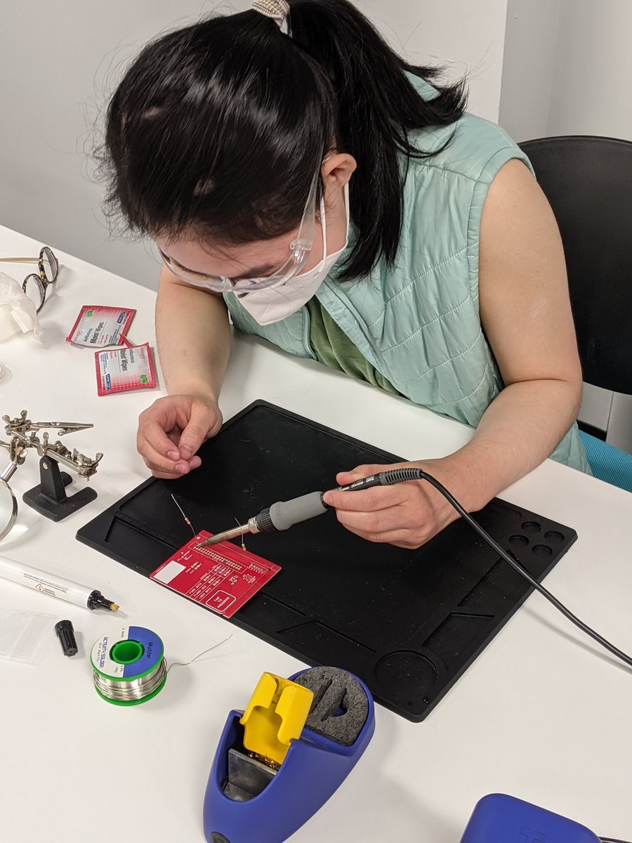 ASSISTCenter's tweet photo. What are Dr. D's three rules of soldering? Our #youngscholars found out today and got some hands-on practice.
What are YOUR rules of soldering?
https://t.co/NkZnKWOfLz
@ncstateece #assistcenter @NCState @NSF #nsffunded https://t.co/9wvoocAHma