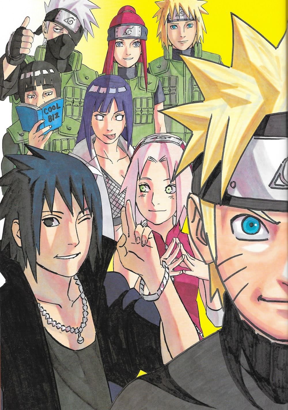 naruto fã Art: Kakashi, Naruto, Sasuke and Sakura