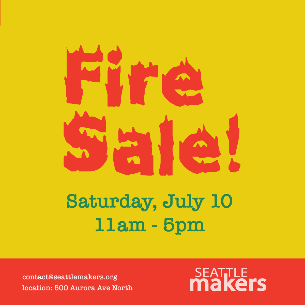 SeattleMakersHQ's tweet image. We're cleaning and clearing! Lots of supplies, equipment and oddities for cheap. 👉 500 Aurora on Saturday, July 10th 11am - 5pm!
.
.
.
.
#reuse #seconduse #recycleseattle #seattle #seattlemakers #seattleevents #seattlegaragesale #seattleestatesales #shoplocal #buylocalseattle