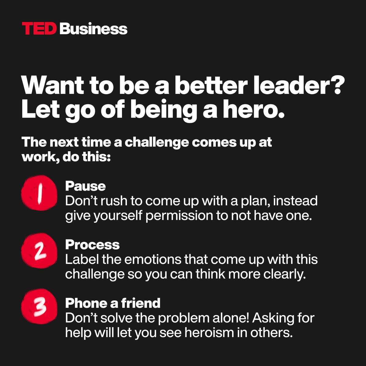 Want to solve big problems at work? Start by admitting what you don’t know.  Here's how Danone CEO @lorna_davis10 collaborated her way through uncertainty to big bold solutions. 

Listen to TED Business on <a href="/Castbox_fm/">Castbox</a>: t.ted.com/PkC1v4v