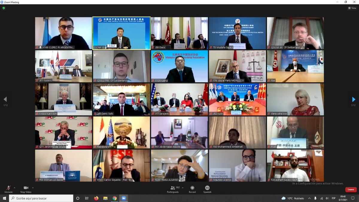 Participamos de la cumbre de partidos políticos de todo el mundo para celebrar los 100 años del Partido Comunista de China y tuvimos el agrado de escuchar al presidente Xi Jinping y a <a href="/alferdez/">Alberto Fernández</a> entre otros líderes mundiales.

#100añosPCCh
🇦🇷🤝🇨🇳