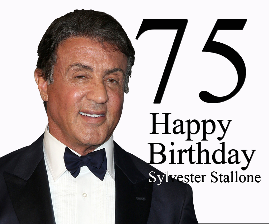 Join us in wishing a happy 75th birthday to actor Sylvester Stallone!  