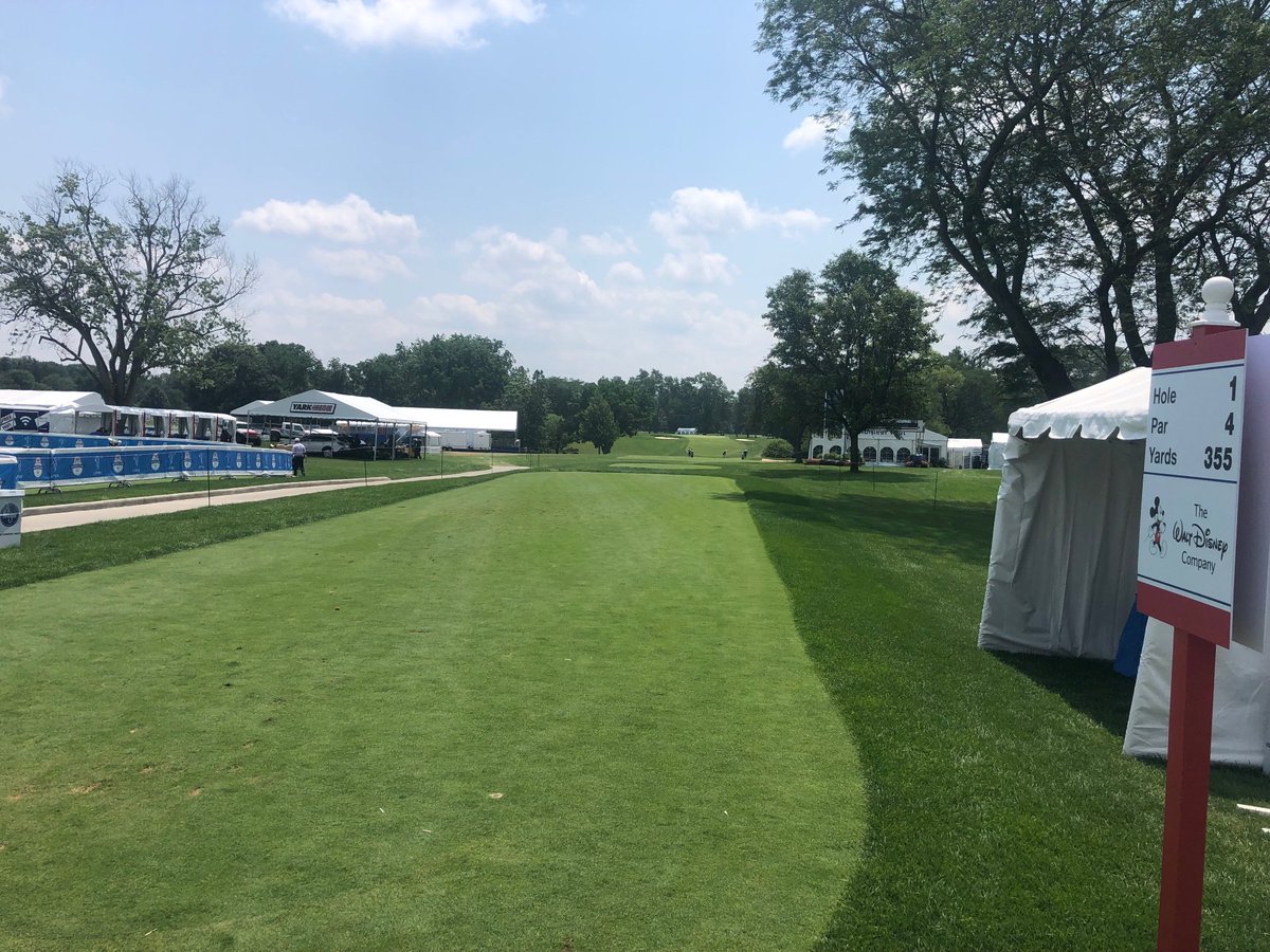 DBriggsBlade's tweet image. With Marathon Classic week upon us, huge credit to ⁦@gregturf⁩ and crew. Highland Meadows always in great condition, and this year, it’s perfect. #SorryAboutThoseDivotsOn5