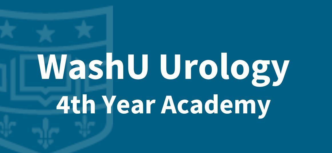 WashU Medicine Division of Urology (@washu_uro) on Twitter photo Students interested in the #WashUUrology half-day virtual 4th Year Academy (WashU 4YA) on July 21 or August 18 - please register by completing this form! wustl.az1.qualtrics.com/jfe/form/SV_e2….
Questions? email kelliehunter@wustl.edu Students interested in the #WashUUrology half-day virtual 4th Year Academy (WashU 4YA) on July 21 or August 18 - please register by completing this form! wustl.az1.qualtrics.com/jfe/form/SV_e2….
Questions? email kelliehunter@wustl.edu