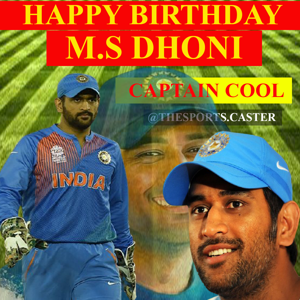 Sportscaster18's tweet photo. Name: MS Dhoni
Won all ICC Trophies✅
Led CSK to 3 IPL titles✅ 
Inspired a generation to chase their dreams✅
The next MSD? ❌ Error 404 Next MSD will never be found #msdhonibirthday #Dhoni #DhoniBirthdaySpecial #HappyBirthdayMSDhoni #msdhonibirthday https://t.co/8jh5nJH8e0