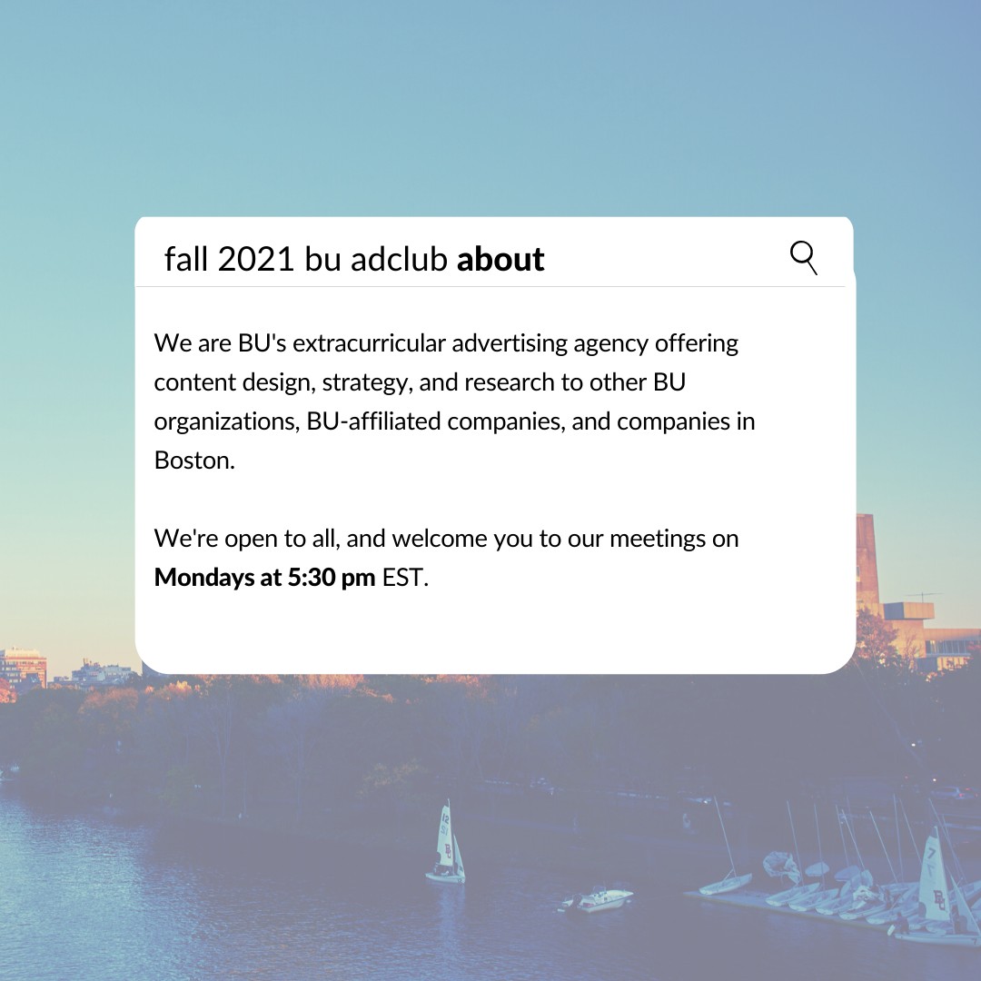 buadclub's tweet photo. Welcome to AdClub! Whether you're a new or returning member, we'd love to have you and answer all your burning questions. So, let's get started!
#comatbu #adclub #adagency #advertising #aboutus #faq https://t.co/BerDmJ2G4z