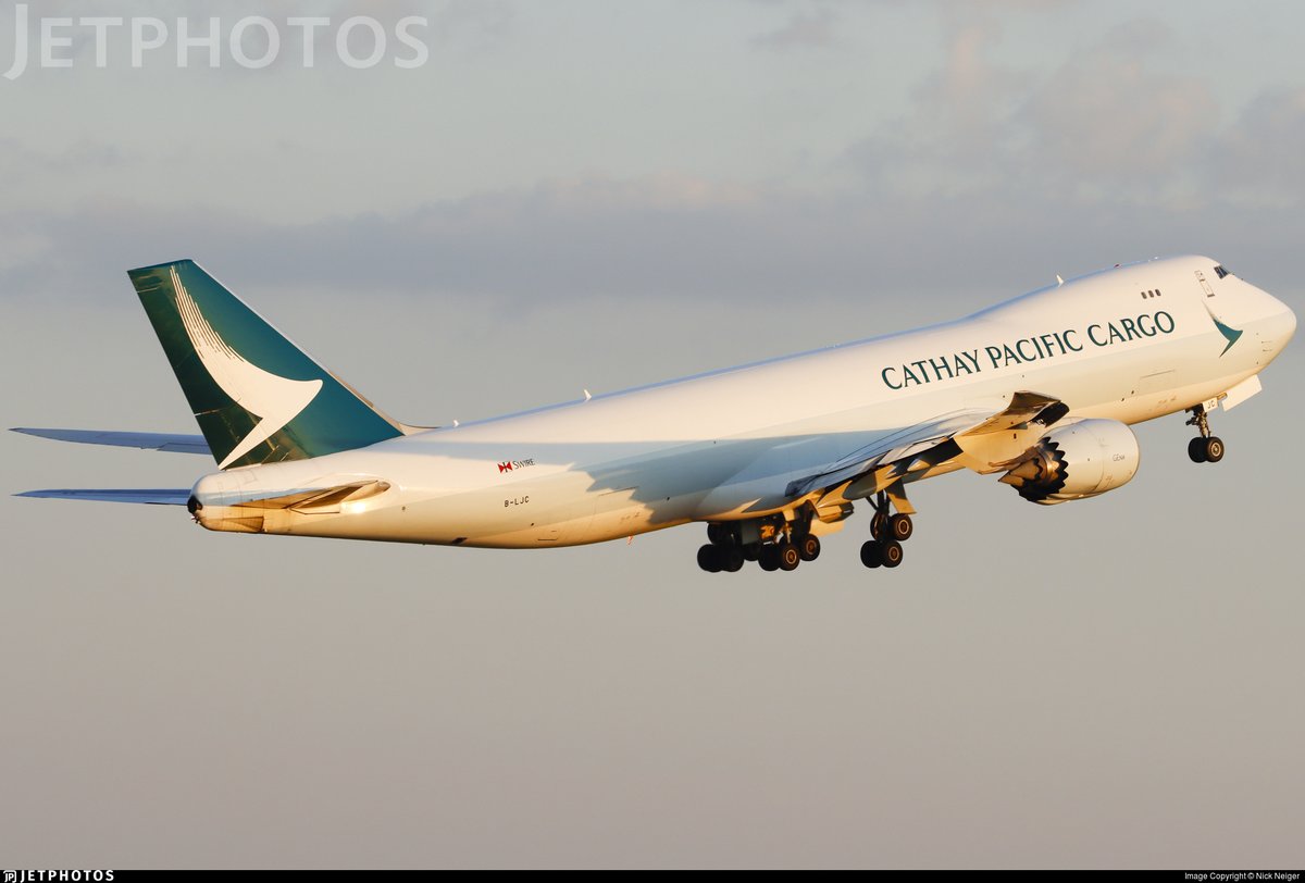 JetPhotos's tweet photo. A Cathay Pacific Cargo 747 departing Columbus. https://t.co/ZZ8HnRSUXP © Nick Neiger https://t.co/130MshlLaL