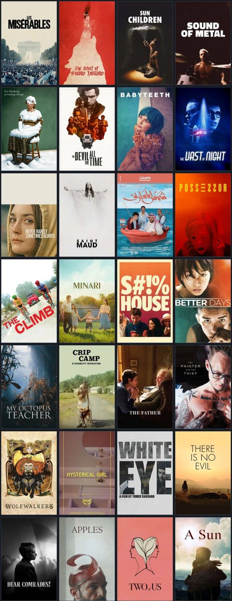 DexterHamady's tweet photo. حصيلة افلام 2020 بالارقام 
الاعتماد وقت عرضها في US :
124 فيلم 
198.5 ساعة
11 ألف و 908 دقيقة
55 فيلم خارج Us
13 وثائقي 
17 فيلم قصير 

🇺🇸 69
🇬🇧 5
🇰🇷 5
🇮🇹 4
🇯🇵 4
🇫🇷 3
🇨🇦 3
🇮🇪 2
🇳🇴 2 
🇦🇺 2
🇮🇷 2
🇪🇸
🇩🇰
🇸🇦
🇸🇩
🇧🇦
🇨🇳
🇷🇴
🇨🇱
🇿🇦
🇹🇼
🇮🇱
🇬🇭
🇦🇱
🇹🇳
🇬🇪
🇷🇺
🇮🇸
🇨🇿
🇬🇷
🇨🇭
🇵🇹
🇲🇽
🇬🇹

#dextermovies https://t.co/RscQ1AWSAf