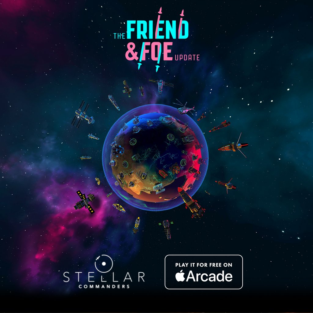 StellarCommand's tweet photo. With the latest Friend & Foe update you have 60 high-tech weapons at your disposal! Discover new strategies to defeat your best friend and/or biggest foe in #StellarCommanders! ๐ ๐ฅ #indiegames #strategygame
#AppleArcade: https://t.co/tDT3xu8jmB
Steam: https://t.co/oSNFLua3F3 https://t.co/KrekRMesOG