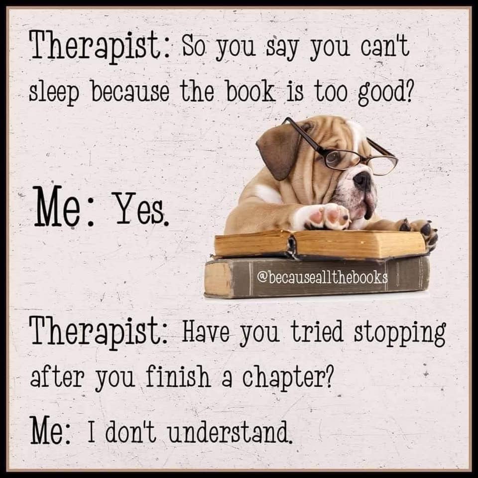 HeidiBetts's tweet photo. I resemble this conversation. How about you?ππ
#readerlystuff #bookloverlife https://t.co/MrOTCheNFV