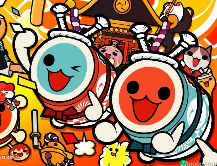 LilDudesDaily's tweet photo. as a double feature, today's lil' dudes of the day are don and katsu from taiko no tatsujin!! (he/him for both!) https://t.co/u0H9W2HotZ