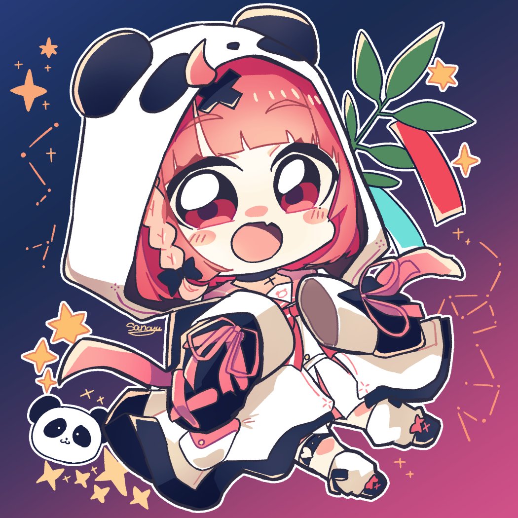 笹木咲 「新衣装めちゃくちゃかわいかった!3周年おめやよ〜🥳
#笹の絵 」|さのゆのイラスト