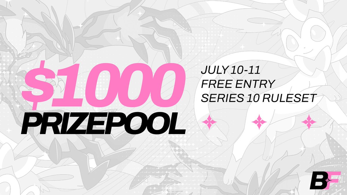 Looking for high level competition and a lucrative prize pool? Make sure to sign up for our Series 10 Challenge this weekend! 

📅 July 10th-11th
⏰ 12pm EST 
🎟️ FREE ENTRY 
🎮 Series 10 VGC 
 $1000 Prizepool

Discord: discord.gg/9mX5zU5kQU

Battlefy: battlefy.com/battle-frontie…