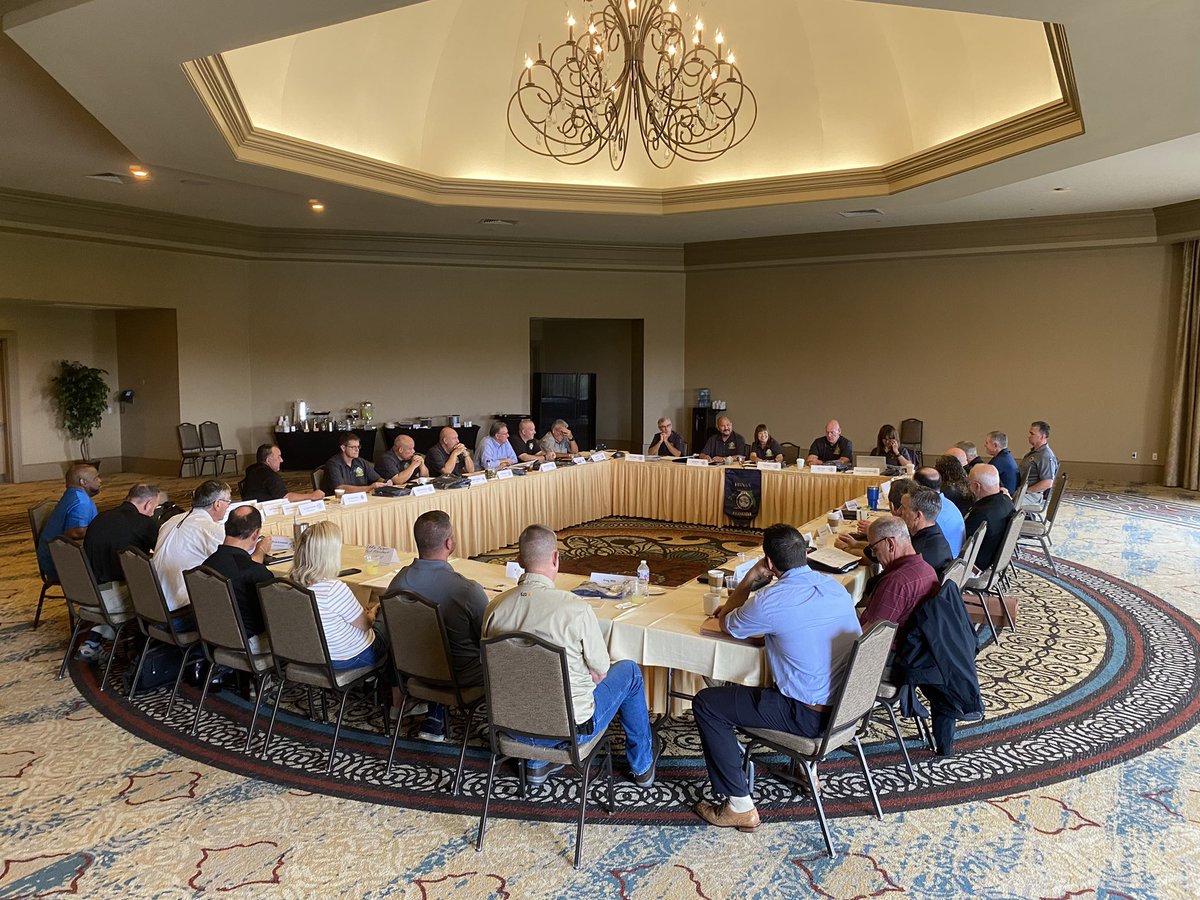 Florida FBINAA Chapter Executive Board Meeting underway at the FBINAA National Conference in Orlando.