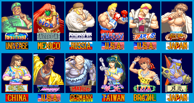 Fighting Game Anniversaries S Tweet Following Similar Conventions To Sf2 It Is A Fighting Game That Allowed You To Play With 9 Different Characters And 3 Non Playable Boss Characters From Across The