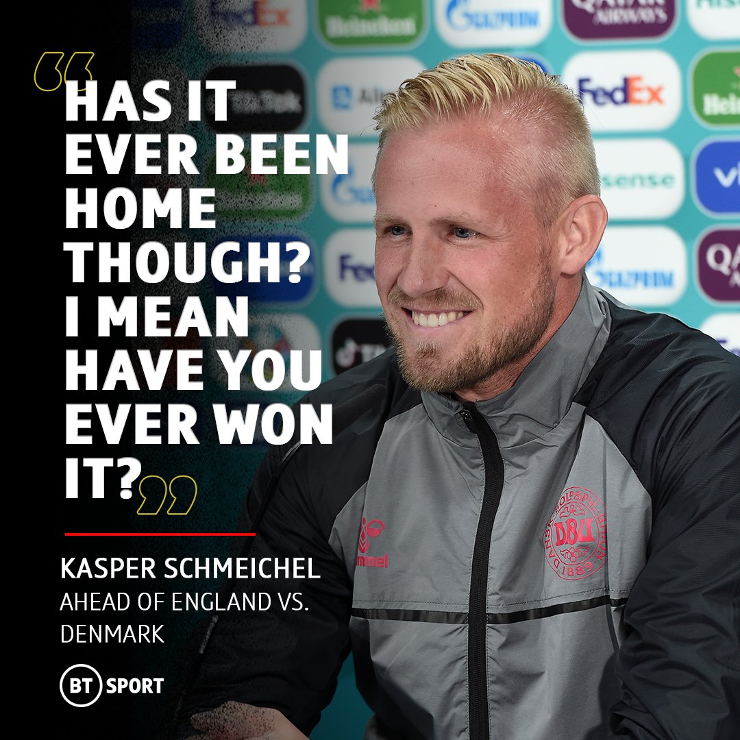 footballontnt's tweet image. Kasper Schmeichel woke up and chose violence 👀

#EURO2020