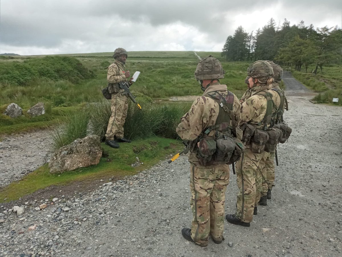 DartmouthBRNC's tweet image. Officer Cadets are on Dartmoor this week, braving inclement weather as they prove themselves on their Practical #Leadership Tasks. A major milestone of Officer training, success here will see them progress onto damage control training, Marinisation and Initial Sea Time. #teamwork