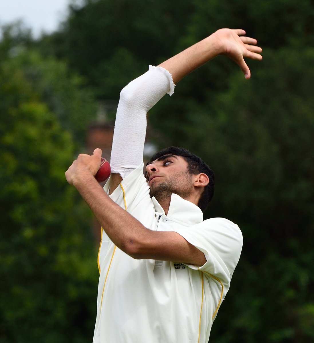 CSCricket's tweet image. A remarkable end to the season for Yousef Majid who opened the bowling against Hurst last Thursday and bowled unchanged from the bottom end for both innings against them and then the one innings v Charterhouse, finishing with overall figures of  68.3-24-124-20