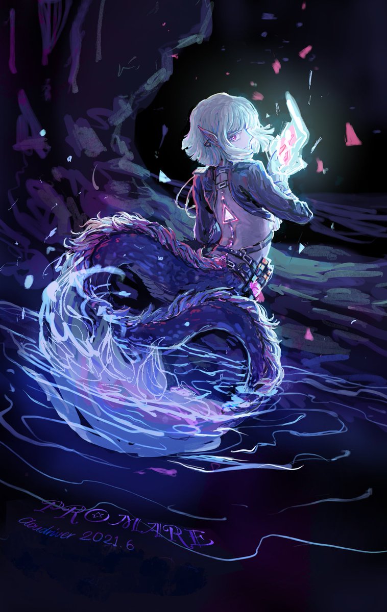 cloudriver1998's tweet photo. #PROMARE #LIOFOTIA 
Lio Fotia, Merpeople AU
Flame flower burning in the deep sea
Illustrated: Cloudriver98 https://t.co/oYwIIwGit2