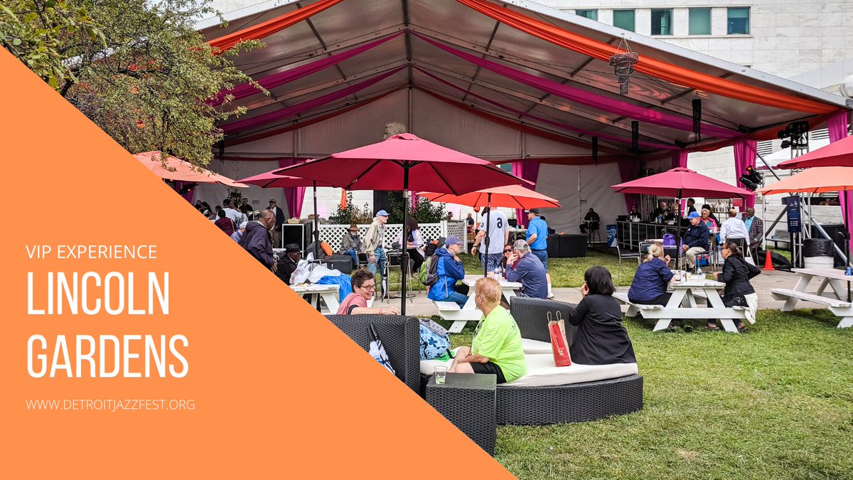 Customize your experience at the Detroit Jazz Festival!

The festival is always #free, but your donation gets you special access to places like the Lincoln Gardens.  

Learn more here:   bit.ly/VIPDJFF21

#jazz #jazzmusic #detroitjazzfest #VIP #DJF2021