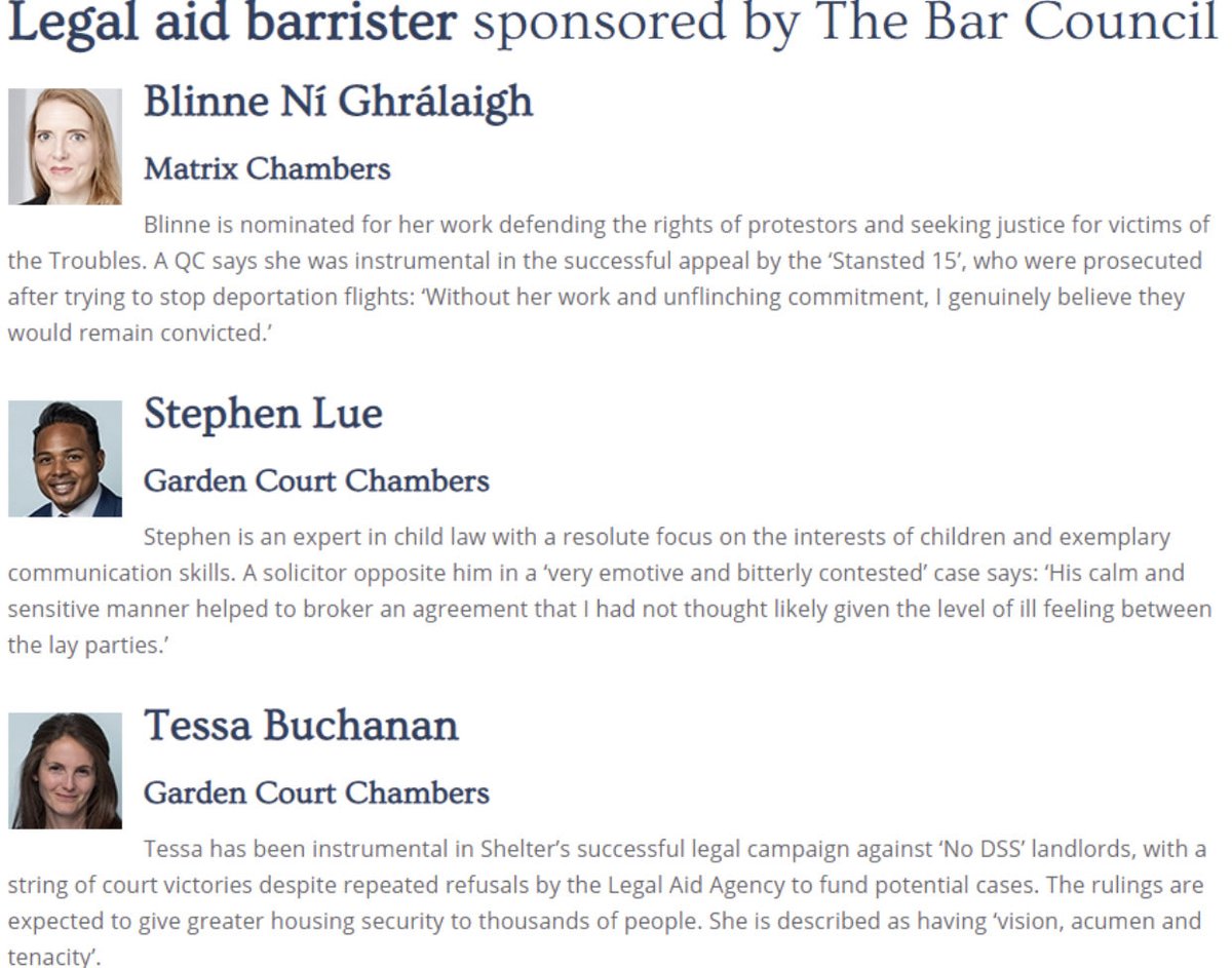 LALY Awards on Twitter "The winner is 🌟Tessa__Buchanan gardencourtlaw"