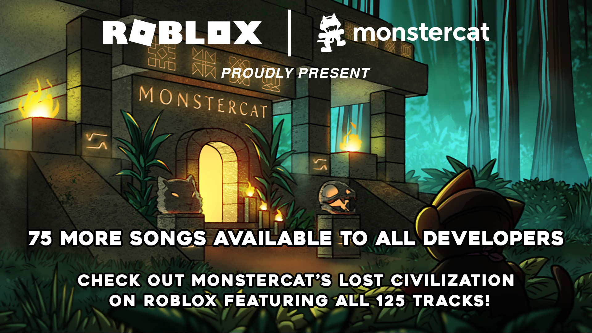 Roblox Developer Relations on X: Our friends at @Monstercat just released  a new collection of high-quality music tracks! That's a whopping total of  125 free tunes that are waiting for you in