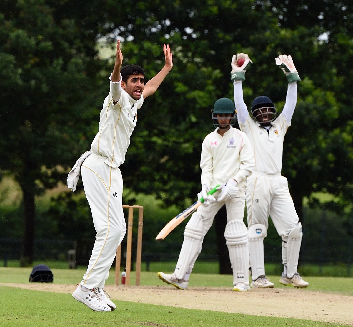 CSCricket's tweet image. A remarkable end to the season for Yousef Majid who opened the bowling against Hurst last Thursday and bowled unchanged from the bottom end for both innings against them and then the one innings v Charterhouse, finishing with overall figures of  68.3-24-124-20