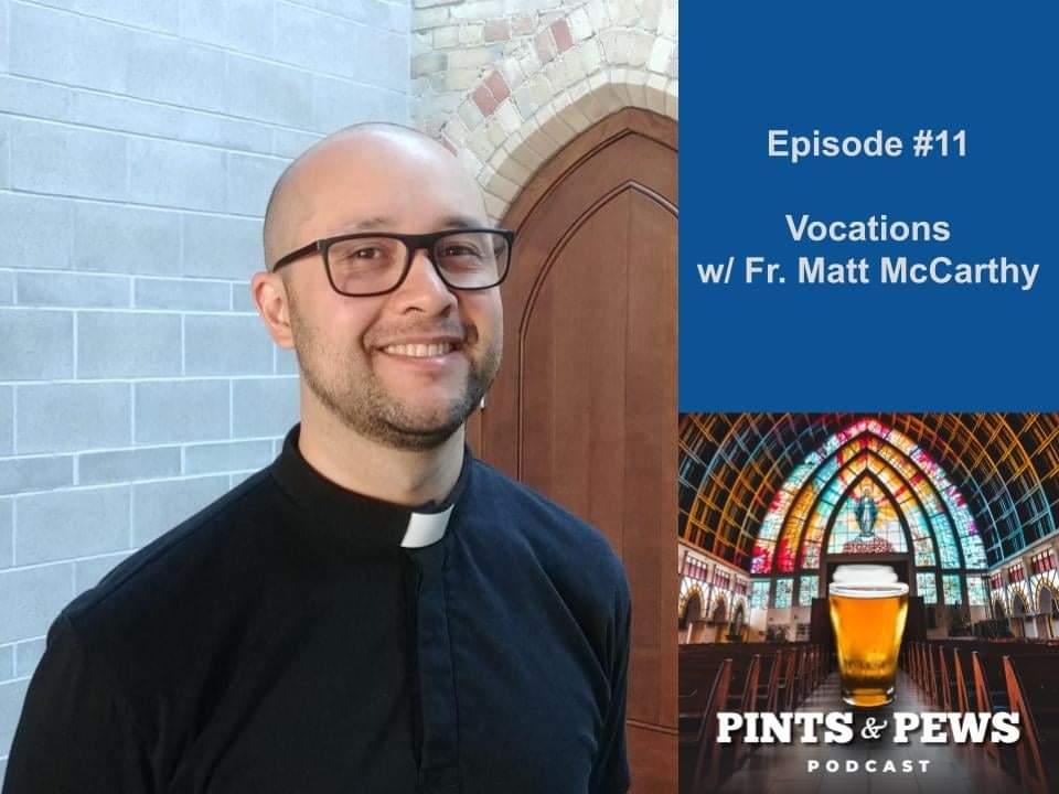 CatholicMoment7's tweet photo. Episode #11 of the Pints &amp; Pews Podcast is now available

https://t.co/7i9aBKJSx9

Dennis &amp; Robert chat with their friend Fr. Matt McCarthy, Vocations Director for the Archdiocese of Toronto.

#Catholic #CraftBeer #Vocations #ArchTO https://t.co/36w4fwANQE