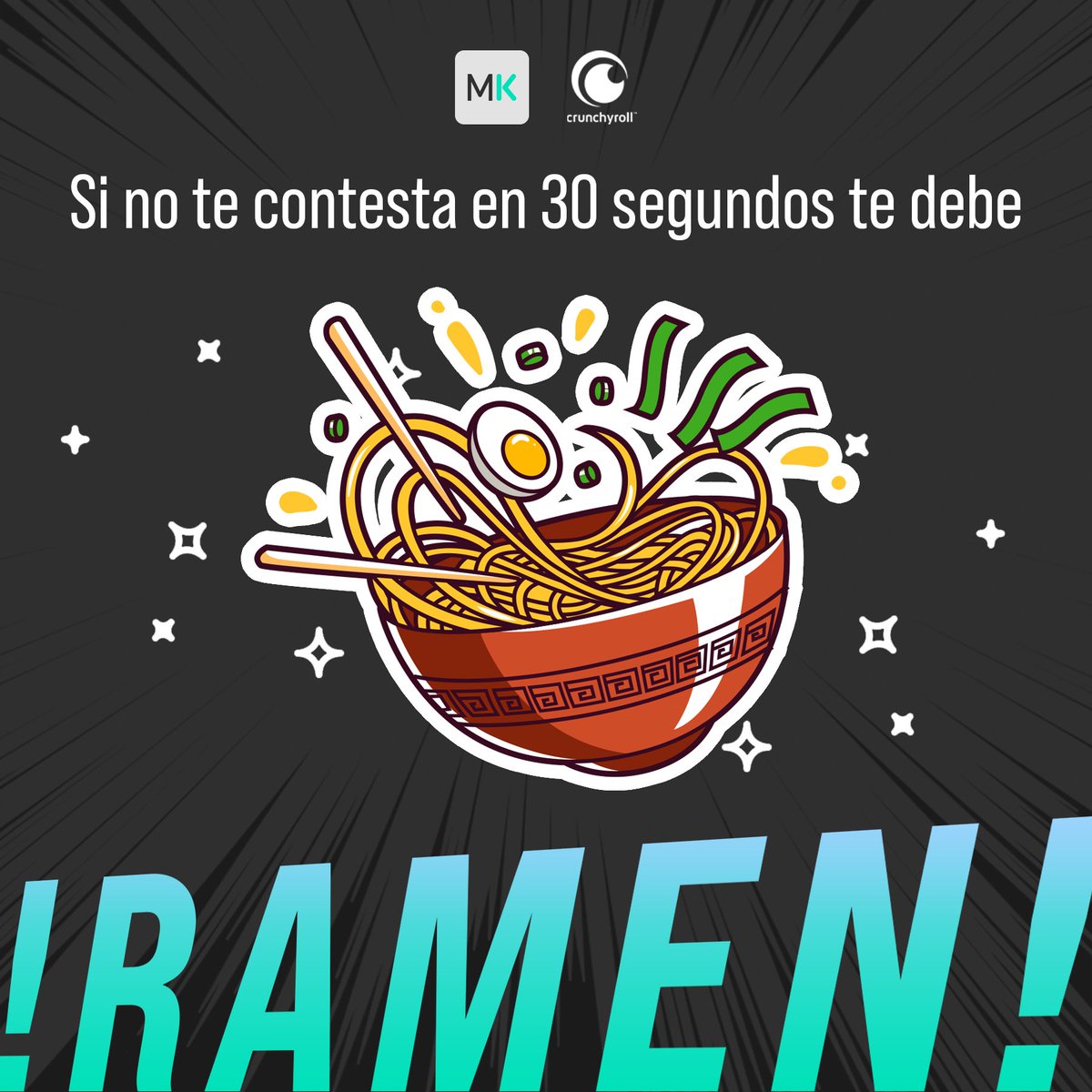 MediaKeyPlay's tweet photo. Etiqueta a un amigo para maratonear con #Crunchyroll y además si no te contesta te debe un ramen.

Recuerda que el mejor #anime lo encuentras en💻Crunchyroll, no olvides darle play con #Mediakey.

🎮📱 https://t.co/YvySHCpVy2

#anime #Ramen #otaku #manga #japon #ramennoodles https://t.co/rJESQqH9Rr
