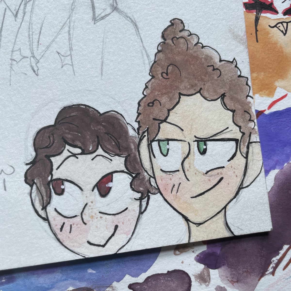 saua_drawing's tweet photo. i really liked that gay fishboy movie #Luca #lucamovie #lucafanart  #fanart #watercolor #art https://t.co/EVlexrrqGK