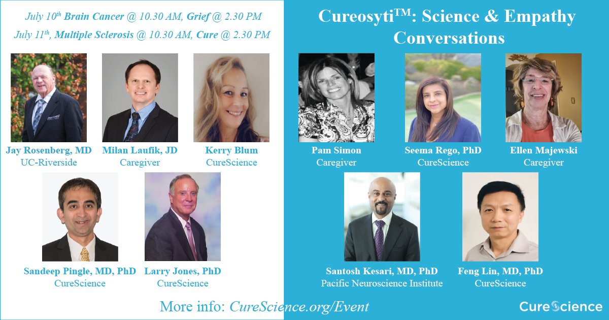 CureScience's tweet photo. Join the conversations with physicians and patients. Topics: Brain Cancer, Grief, Multiple Sclerosis and Cure https://t.co/R5k18ArS4j