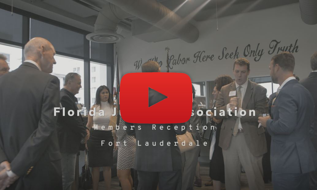 KelleyUustal's tweet photo. Last week, we hosted the Florida Justice Association's Members Appreciation Reception here in the K|U Courtroom.
It was an honor to host this event, and exciting to be kicking off in-person events again here at K|U! Check out the event video:
https://t.co/dcPPM0diHn https://t.co/X2eh7kRduR