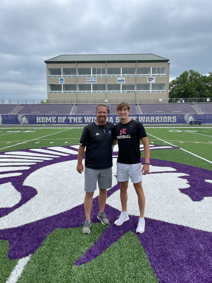 Thankful to have received an offer from Winona State University! <a href="/WSUWarriorFTBL/">Winona State Football</a> #WSUWarriors