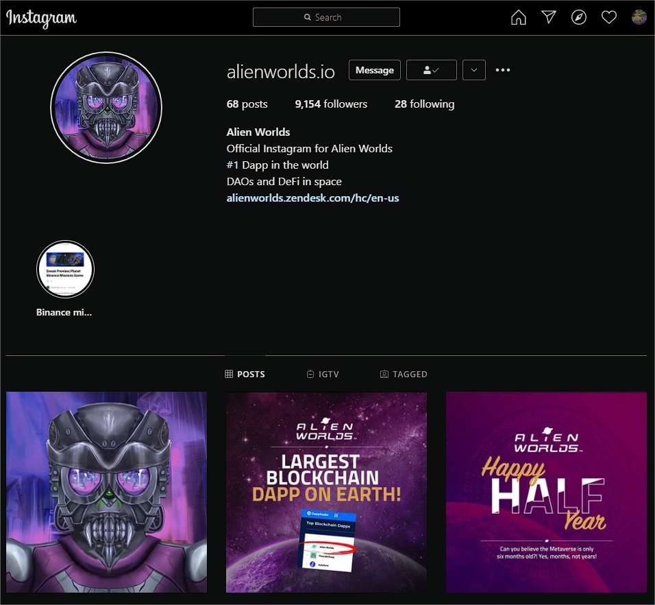 _MarcoFerrero_'s tweet photo. @AlienWorlds Following! 📷 #darkmode #mineeveryday
My wallet is 1czc4.wam 🤞 https://t.co/PwInkPO2EQ