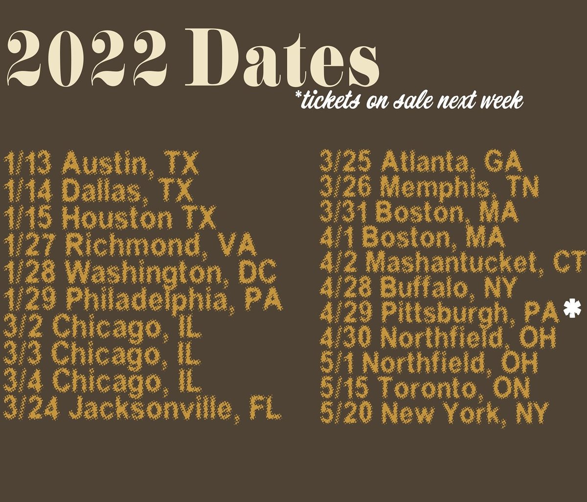 SELL THE CAR, SELL THE HOUSE, SELL THE KIDS cause we're AT IT AGAIN! Tickets for our 2021-2022 US Tour go on sale FRIDAY, but if you're a member of our Patreon, you get early access TOMORROW!