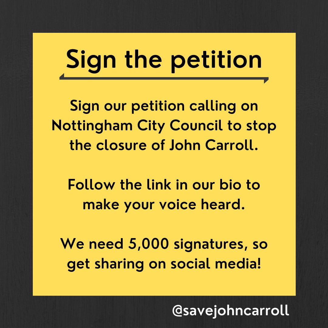 savejohncarroll's tweet photo. Sign the petition today. https://t.co/x3CONwJPAD https://t.co/WCYlWXFbKR