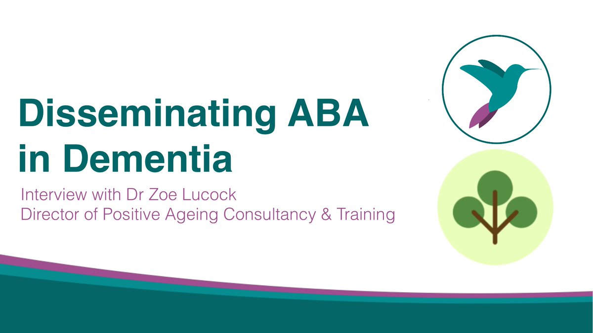 PACT_Ageing's tweet photo. Zoe's interview with Alex from Disseminaba is live and available to purchase right now- just $18 for 1.5 learning CEUs!

This was a wonderful interview and we want to extend a huge thank you to Alex for inviting us to talk about ABA with older adults with dementia. https://t.co/x86QHLBmUn