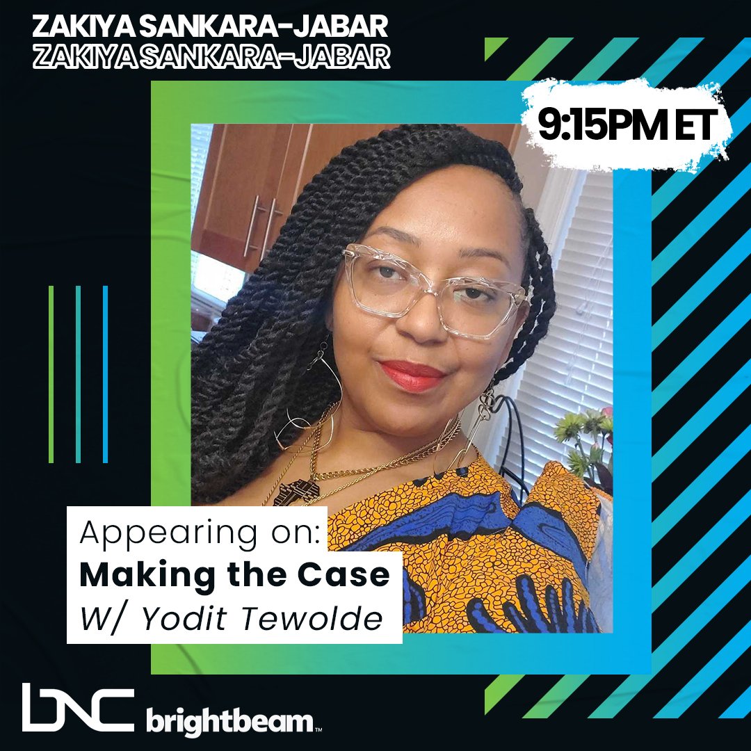 I'm looking forward to joining #MakingTheCase w/ @yodittewolde on @BNCNews. 

Be sure to tune in at 9:15pm ET.

@TorraineWalker @DrTJC @Ed2BeFree